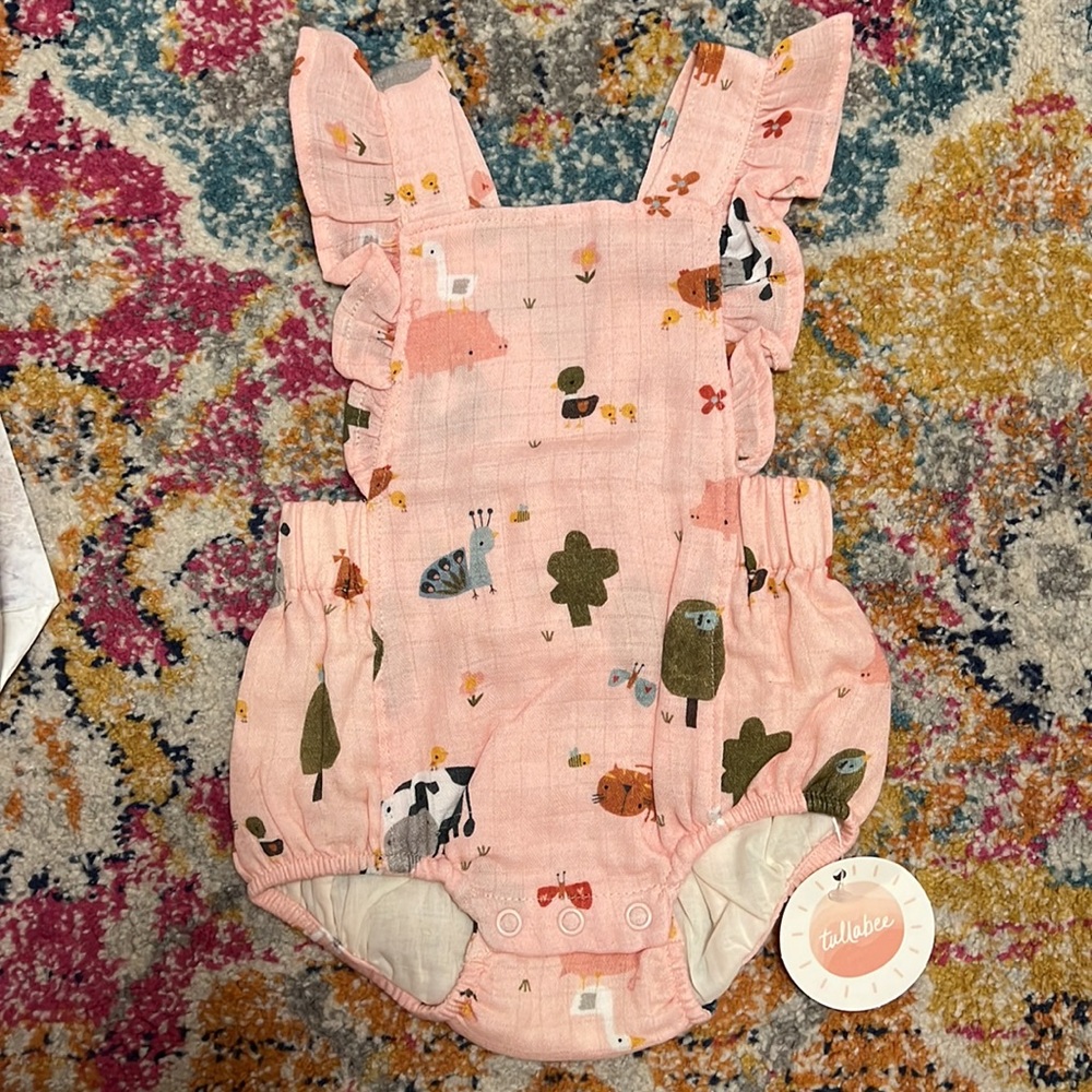 Purchased at Altar’d State. Baby girl bubble 0-3 months